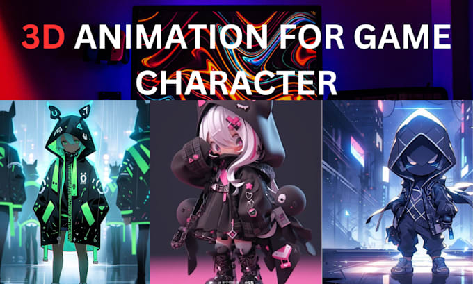 Create 3d model character and avatar for animation and games by ...