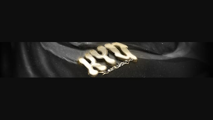 do a clean and simple youtuber banner