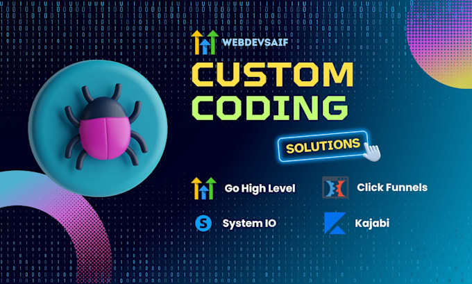 custom code in gohighlevel, clickfunnels, systeme io, kajabi