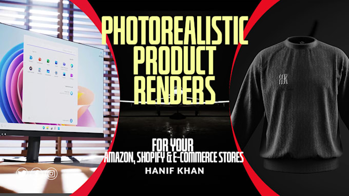 do photorealistic 3d product animations for amazon, shopify