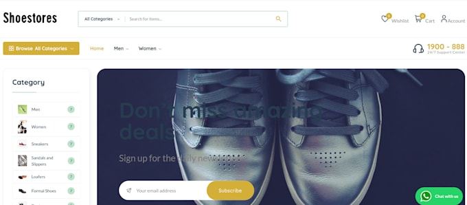 Build a professional and modern ecommerce website with python by ...