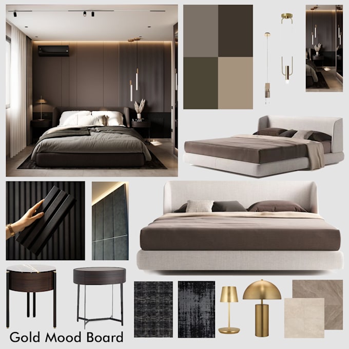 interior mood board design