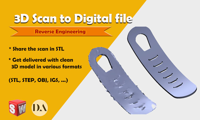 reverse engineer 3d scans to digital file