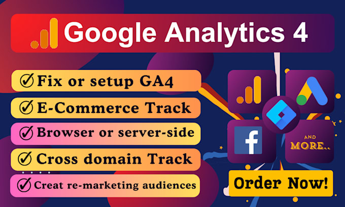 fix or setup google analytics 4 or ga4 for conversion tracking