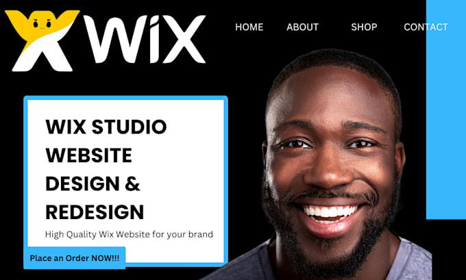 develop a stunning wix studio website and redesign wix studio website