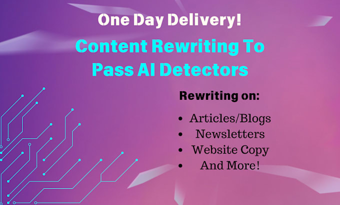 rewrite your content to pass ai detectors
