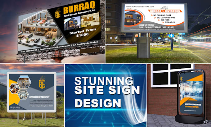 design site signs and billboards professional solution