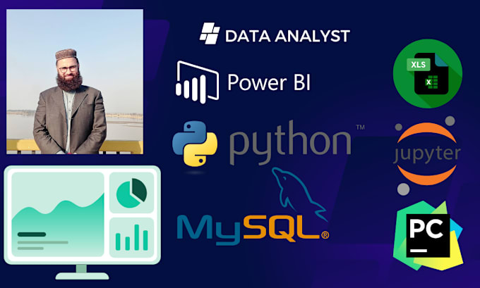 Do data science projects,python, jupyter,pycharm,excel,power bi ...
