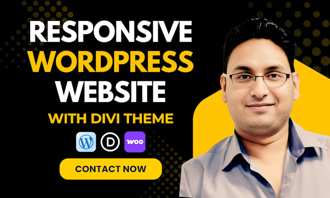build a responsive wordpress website using the divi theme