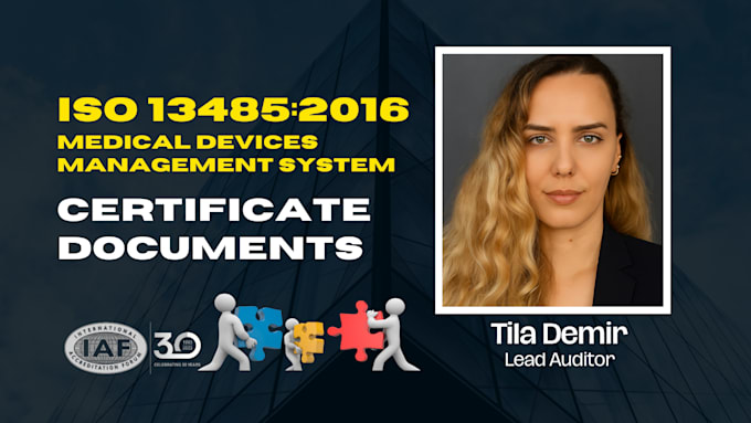 provide iso 13485 certification and documentation