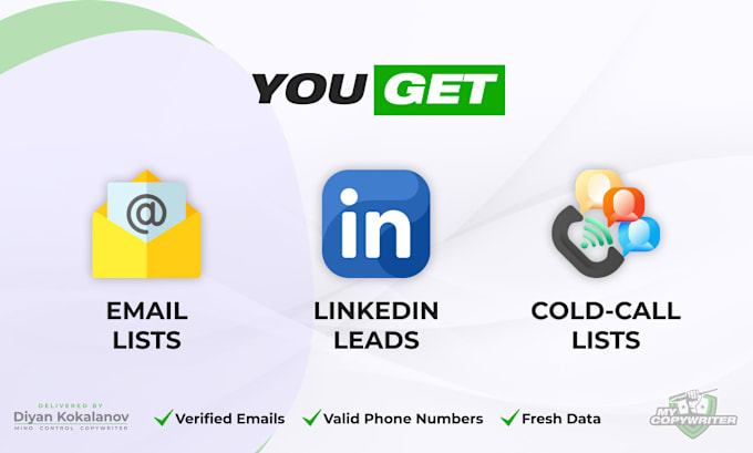 build a verified email list for cold email marketing and lead generation