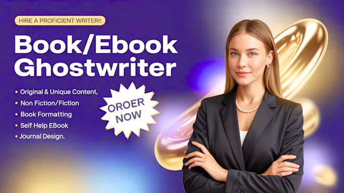 be your professional fiction and nonfiction book and ebook writer