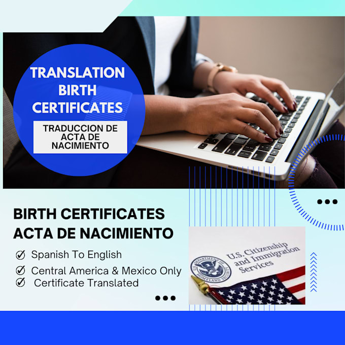 Translate birth certificate from spanish to english by Ruthesco Fiverr Translate birth certificate from spanish to english by Ruthesco Fiverr