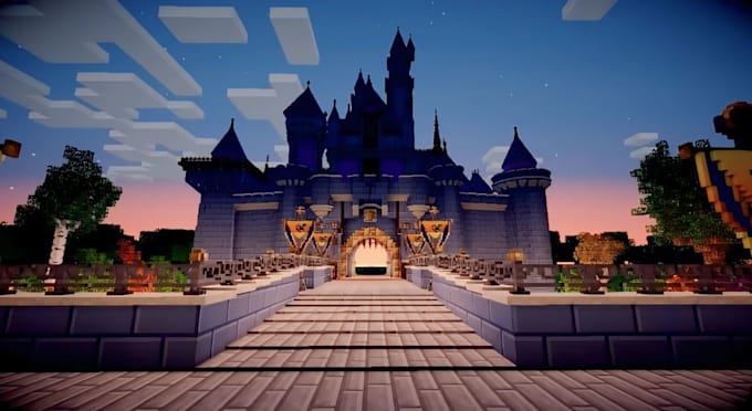 build minecraft castles for you