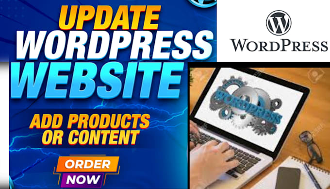 update wordpress or webflow website content