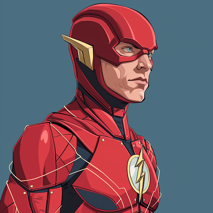 draw create cartoon characters and superhero for you