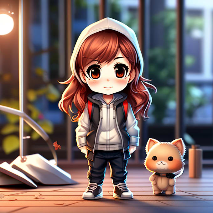 make chibi illustration for you