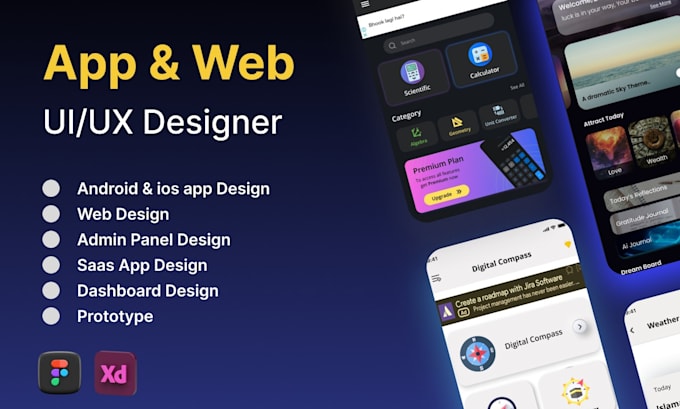 design website ui ux design mobile ui ux dessign for you with figma