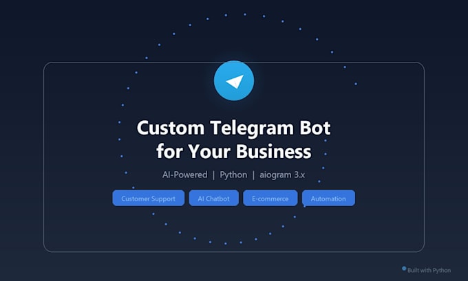 build a telegram bot for your business