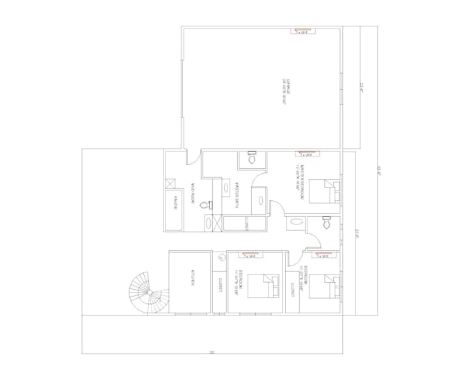 customize 2d house plans, professional autocad designs