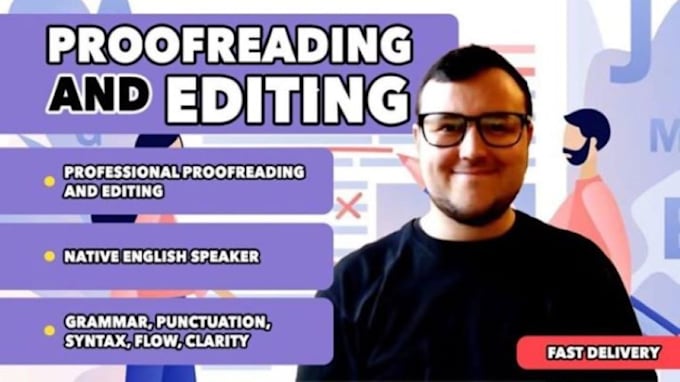 provide a thorough proofread and edit of your text