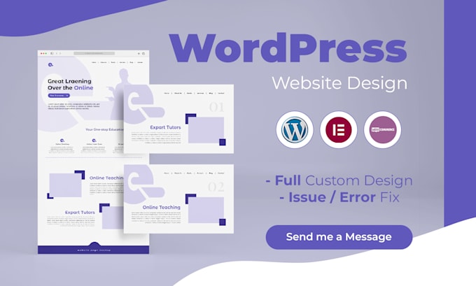 create your website in wordpress