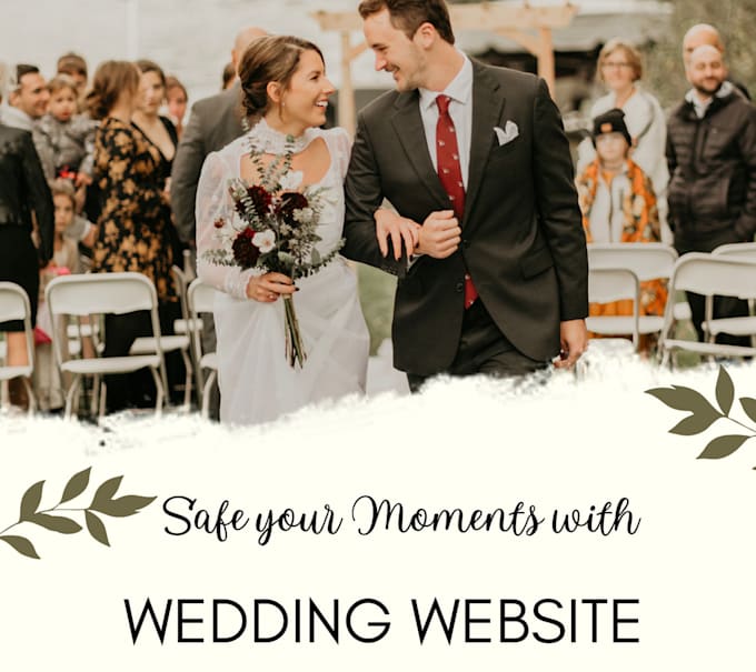 create your wedding website or wedding invitation website