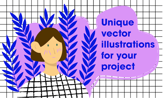 Create unique vector illustrations for your project by Sofipolez | Fiverr