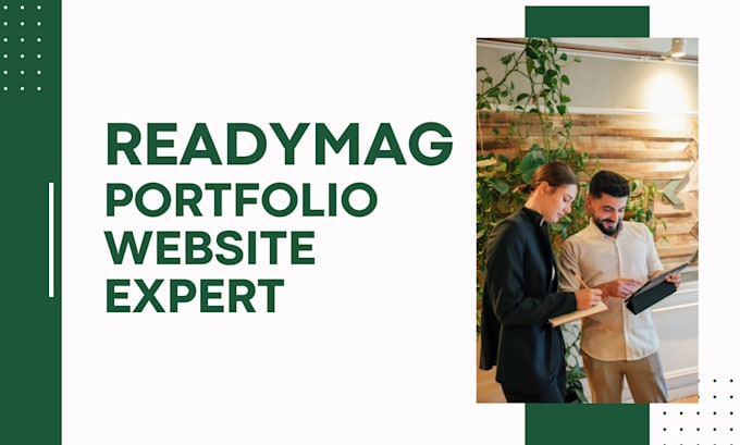 use readymag to design a professional portfolio website design