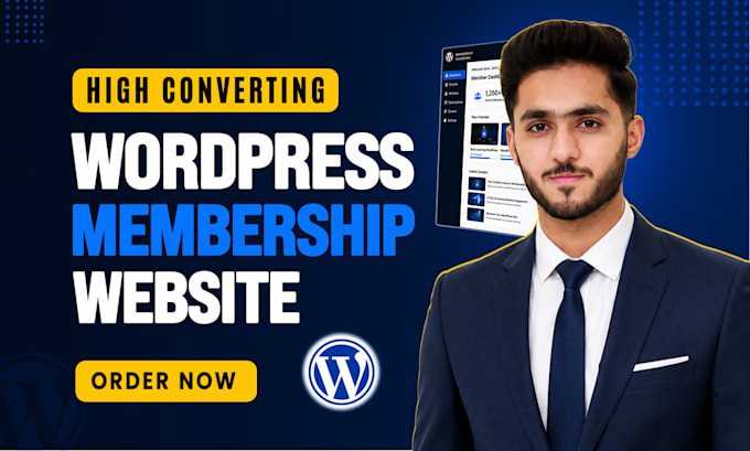create a wordpress membership, subscription and lms website