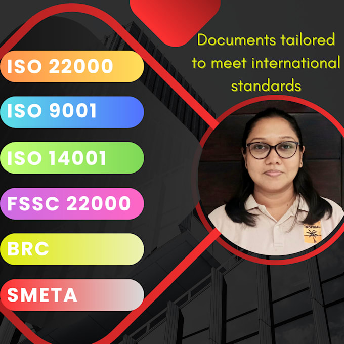 prepare documents tailored to meet international standards