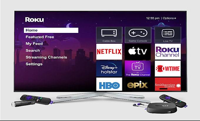 Develop roku tv app, ott platform, smart tv app, samsung tv app, iptv
