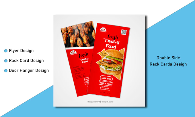 do rack card, door hanger, and flyer design for you