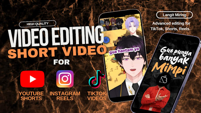 edit vtuber shorts clip for tiktok and youtube