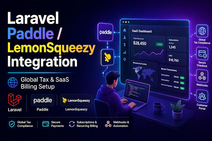 integrate paddle or lemonsqueezy into your laravel saas for tax compliance