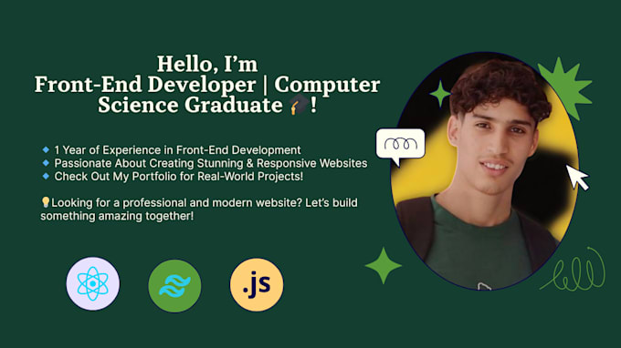 be your front end web developer