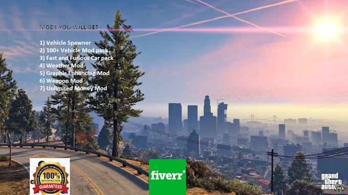 draw gta v style cartoon from your photo and install mods in gta v