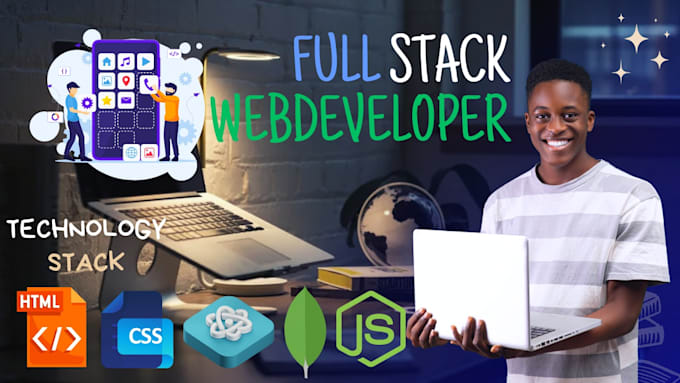make full stack website development in mern stack