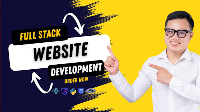 create a full stack, custom, blog, and business website