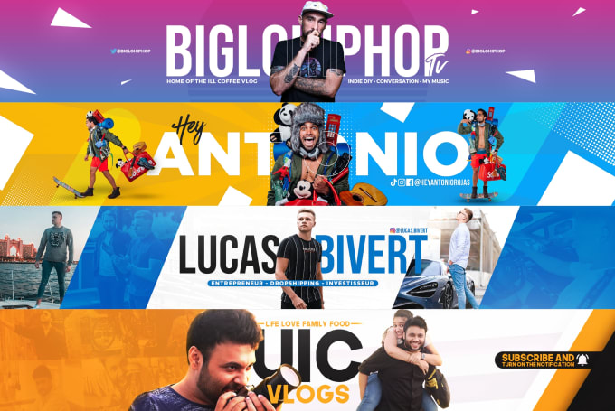 Design A Perfect Youtube Banner By Twto Tv