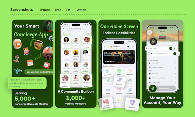 design high converting app screenshots for app store and play store