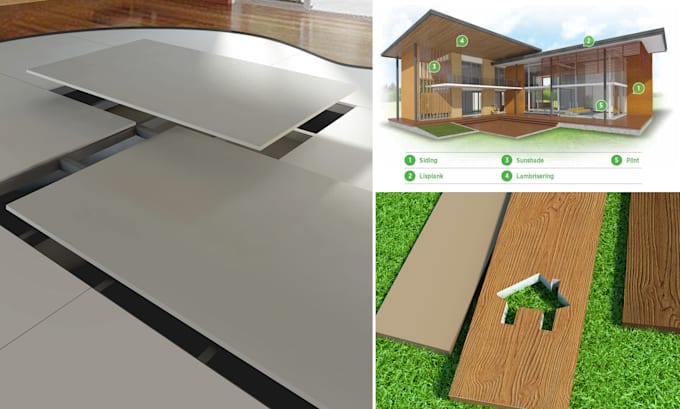 create 3d product renders for brochure and marketing visuals