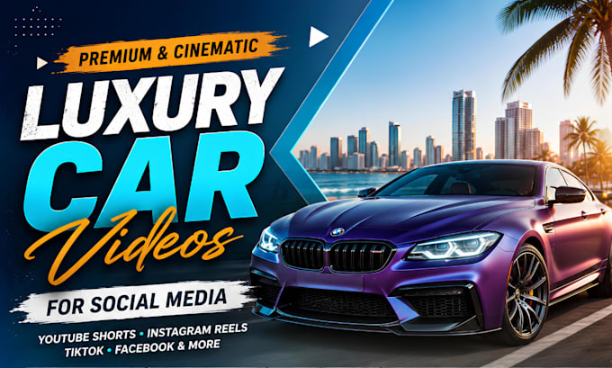 create luxury car videos for social media
