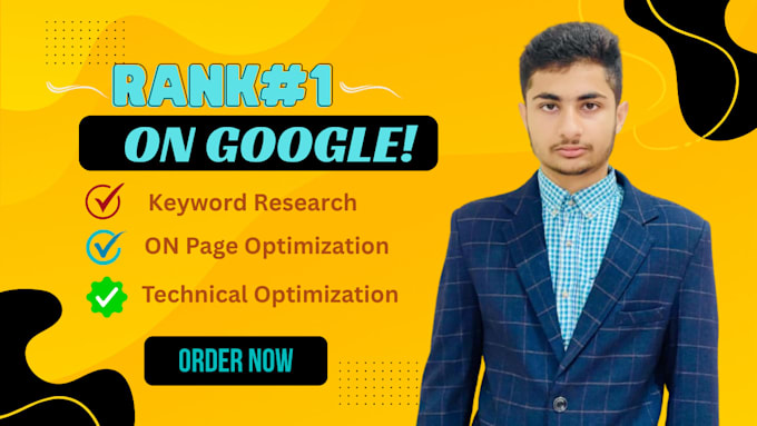 do best on page SEO service and technical optimization for your website