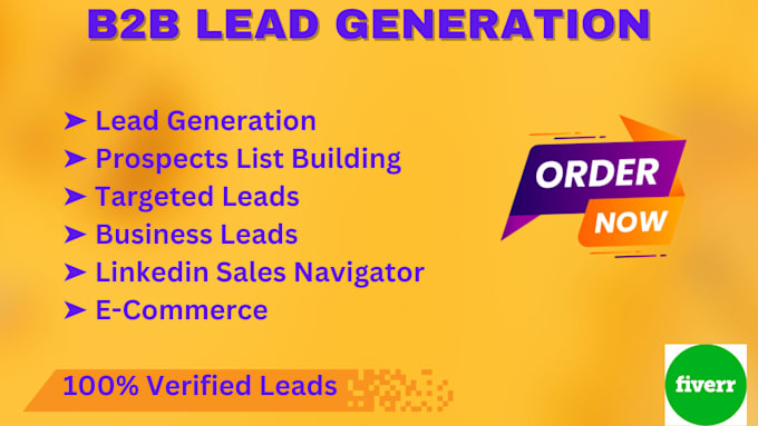do targeted b2b lead generation , data scrapping, business email list building