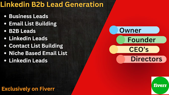 do b2b lead generation linkedin sales navigator lead list lead gen