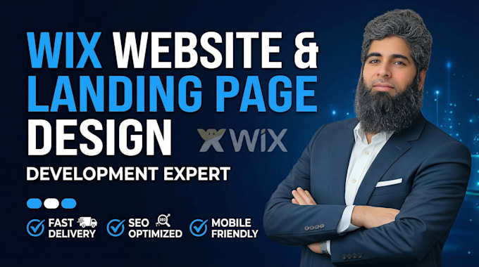design wix studio website, wix ecommerce website, and wix author website