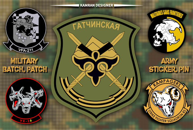 design military and tactical badge patch logo for you