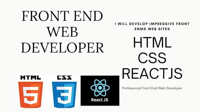 Engineer web wonders with html, css, and reactjs by Saifshah181 | Fiverr