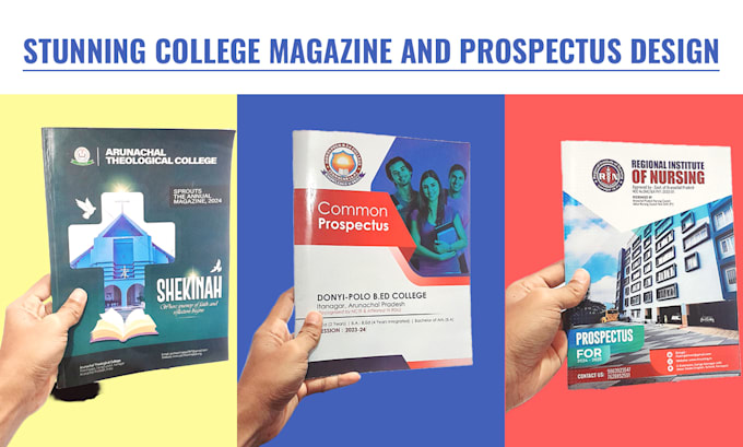 design a stunning college magazine and prospectus